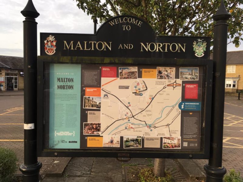 Malton and Norton noticeboard