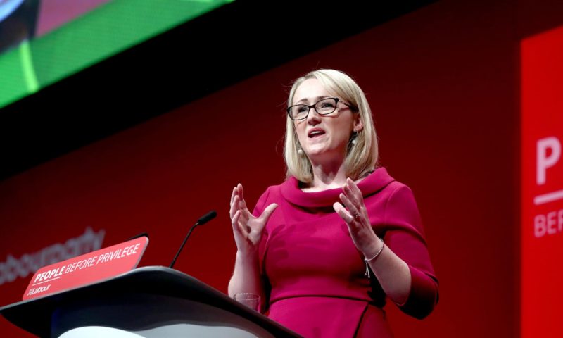 Rebecca Long-Bailey, the shadow secretary for business, energy and industrial strategy, is one of the most senior party figures backing the 2030 target. Photograph: Gareth Fuller/PA 