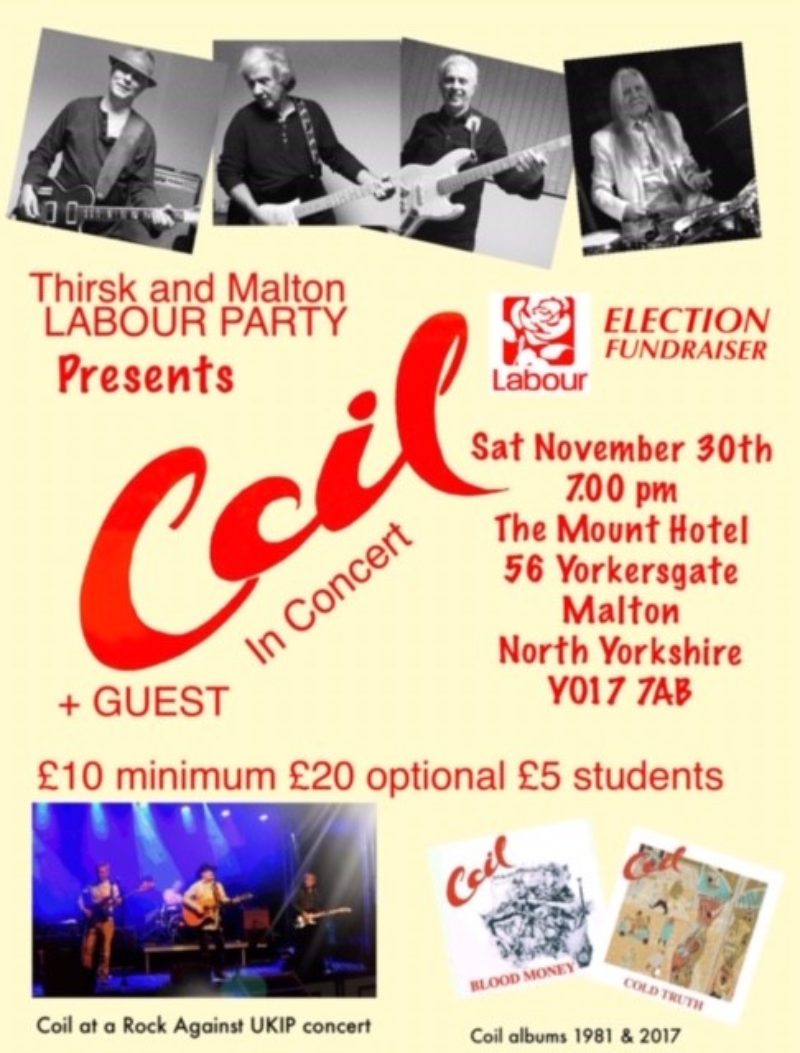 Coil - Malton 30th November